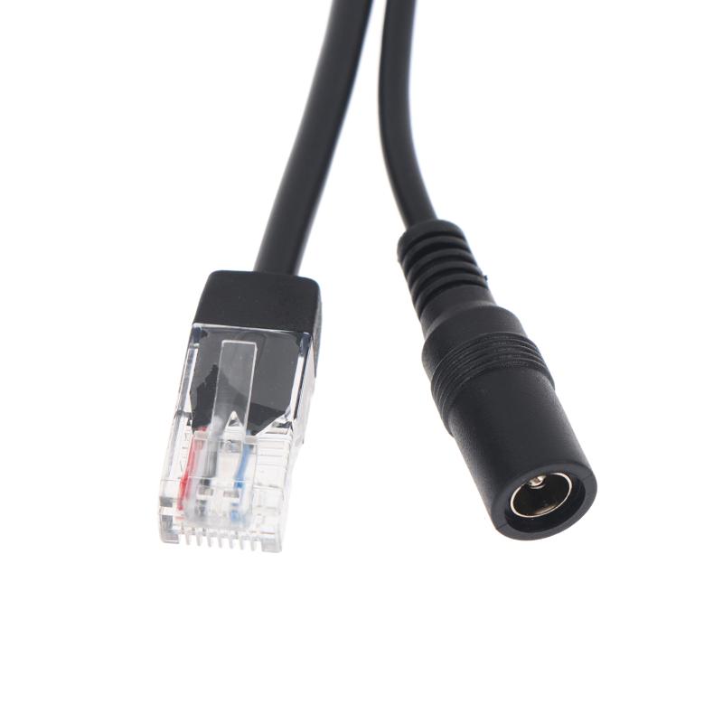 Poe Cable Passive Power Over Ethernet Adapter Cable Poe Splitter Injector Power Supply Module 12-48V For Ip Camera Cable