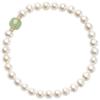 Elegant Bright Light Pearl Bracelet for Women, Hetian Jade Bracelet Chinese Style Light Luxury Gift