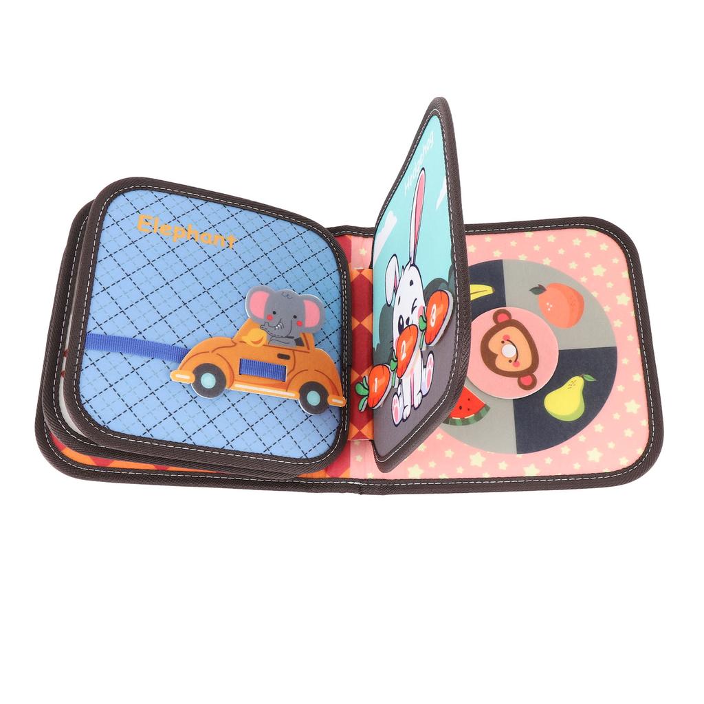 3D Activities Felt Story Book Preschool Learning Education Toy Cognition Felt Book for Toddlers Kids