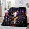 Overlord Theme Printed Blanket - Perfect for Couch, Bed, Travel & Outdoor Use | Machine Washable, Cozy & Durable.