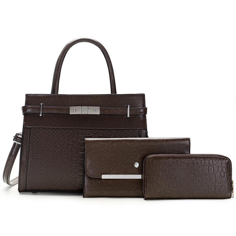 Women's Bag New Multi-piece Set, Single Shoulder Portable Messenger Large Capacity Child and Mother Bag