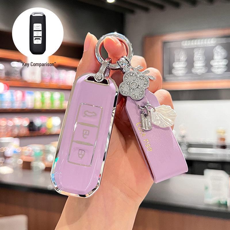Baojun 560/530/510/730/310w/E100/E200 Car Key Cover - Protective Case with Buckle for Men & Women