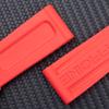 Soft AAA Fluororubber FKM Rubber Watchband Fit For Panerai Strap Accessories For PAM111/441/389 Watchbands 24mm Tang Pin Buckle
