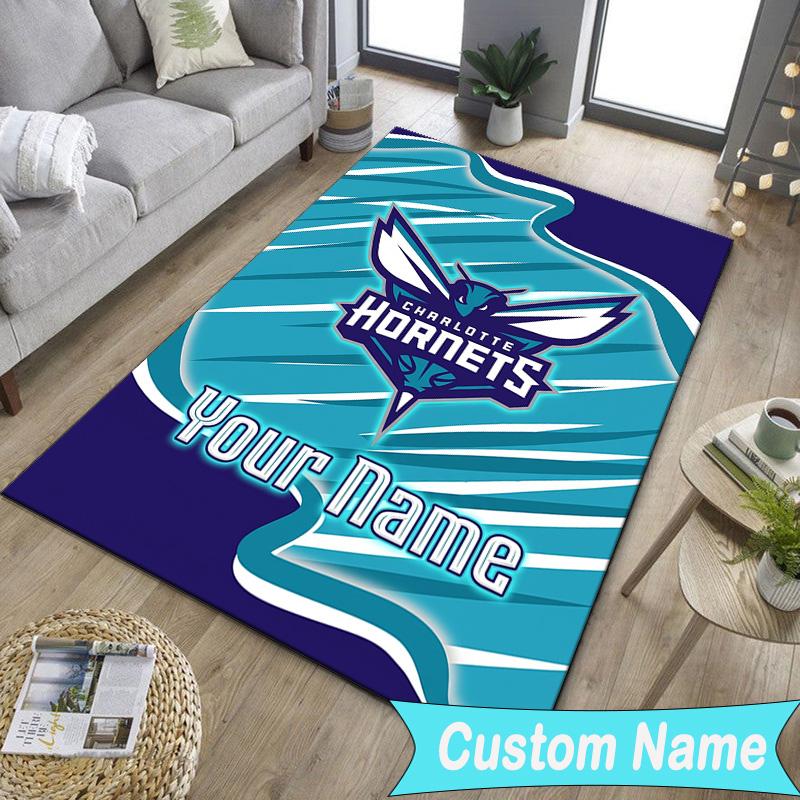 Custom NameCharlotte Logo Art Carpet, Indoor Rug, Chair Rug, Living Rooms, Doormat Made From Polyester Home Decor Birthday Christmas Gifts