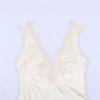 2026 Spring Lace Silk Satin Jumpsuit: European-American Style