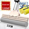 33cm No-Wash Squeeze Mop - Large Cotton Sponge Model for Effective Floor Cleaning, High Water Absorption 2025.