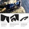 JULI Polarized Lens Sun Glasses Men and WomenUV Protection 400 Protection Rectangular Sun Goggles Driving Running Fishing Male Goggles 8806