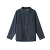 Women's Denim Shirt Jacket Casual Elegant Versatile Thin Top for Early Autumn and Spring