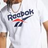 Reebok CL F Vector Tee Letter Logo Print Breathable Crew Neck Short Sleeve T-Shirt Unisex Tops White FK2655