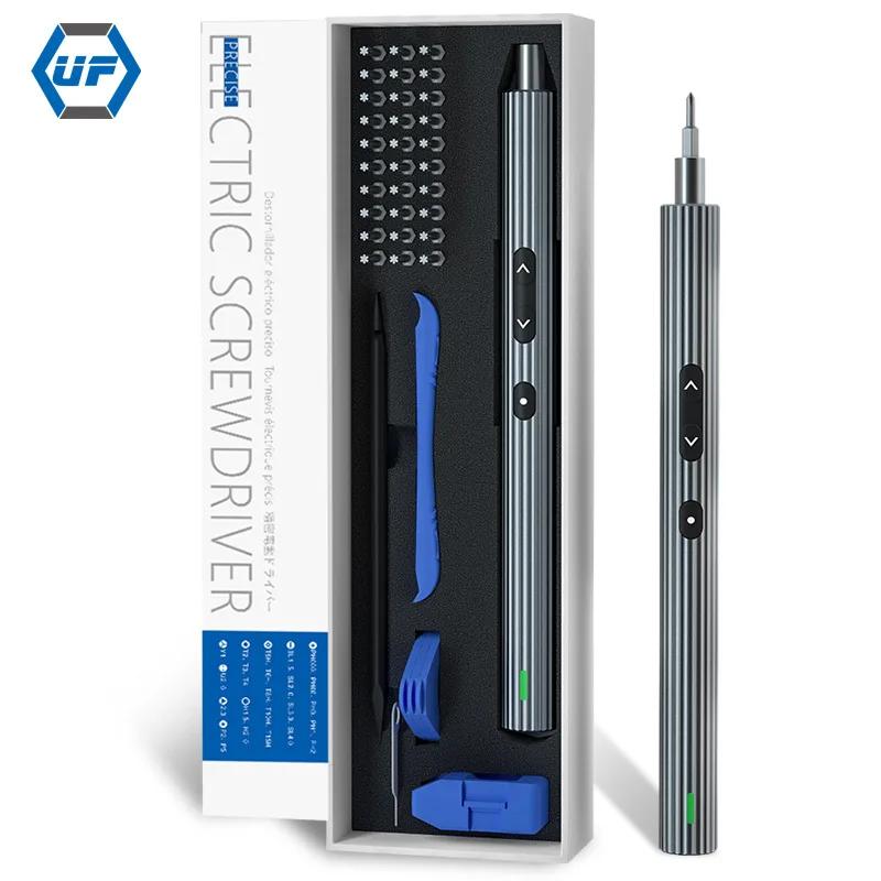 

28 в 1 электрическая отвертка прецизионный набор электроинструментов для телефонов планшетов серии беспроводной маленький магнитный USB перезаряжаемый бит