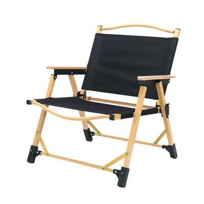 Folding Outdoor Chair, Easy Assembly, Compact, 100kg Weight Capacity, Easy Storage, Perfect for Camping, Picnics, and More, ZDY152 (Black, Small)