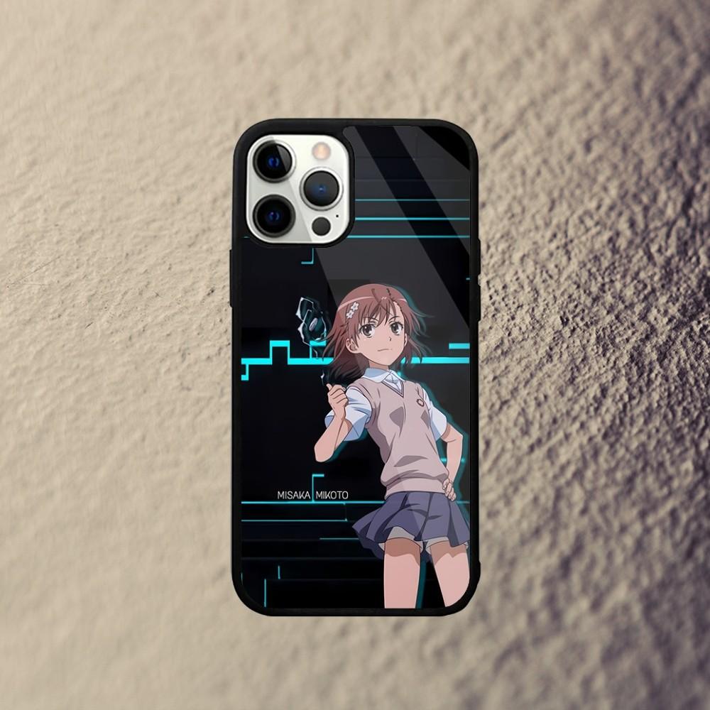M-Misaka Mikoto Cute Anime Phone Case For iPhone 15,14,13,12,11,Plus,Pro,Max Mini Magsafe Magnetic Wireless Charging