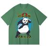 230 g/m² 100 % Baumwolle Jujutsu Kaisen V62 Panda-Print Unisex Schweres Baumwoll-T-Shirt