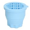 2 in 1 Makeup Brush Cleaning Mat with Brush Drying Rack Folding Space Saving Cosmetic Brush Cleaner Bowl