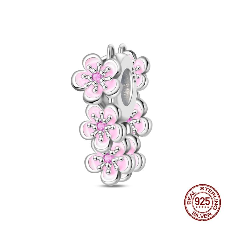 Original Charms Copper Summer Coconut Grove Holiday Charm Fits 3Mm Original Bracelet For Women Diy Jewelry Gifts New In