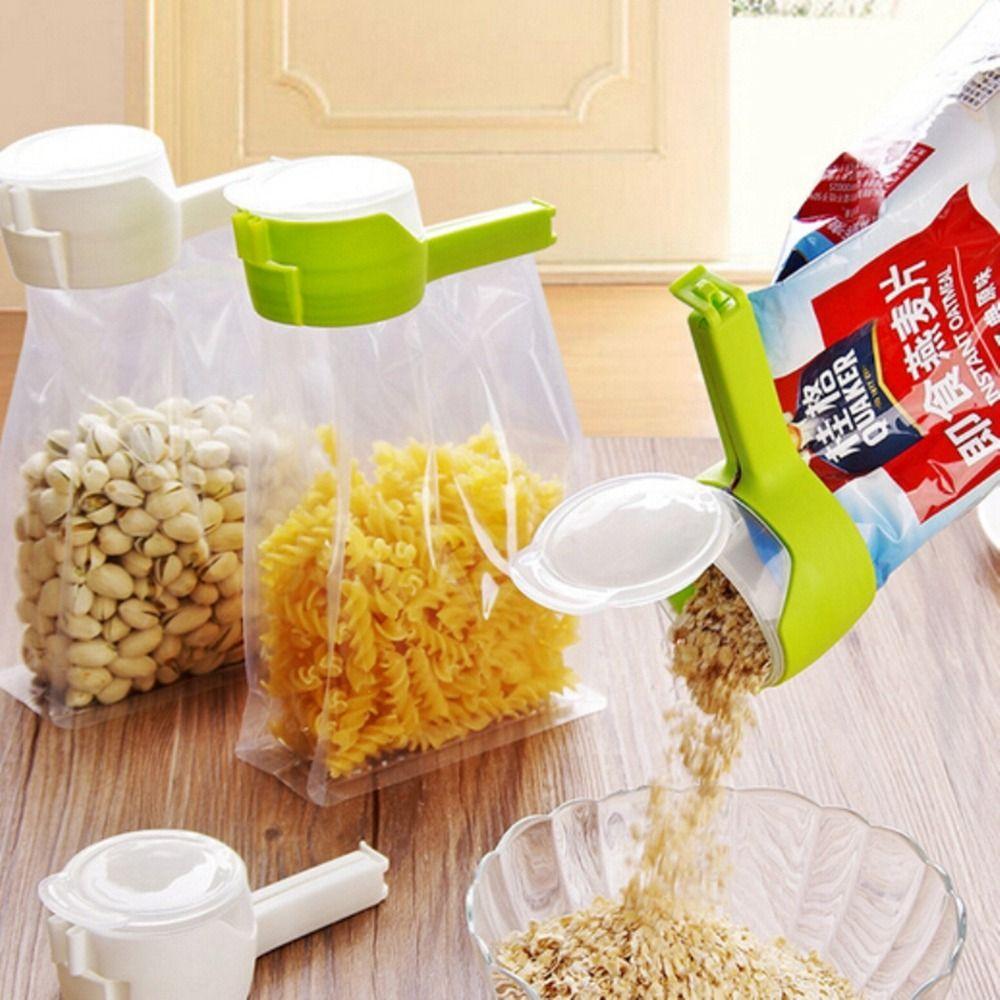 Preservation Sealing Food Storage Bag Fresh Keeping with Lid Snack Clamp Sealer Food Saver Bag Clip