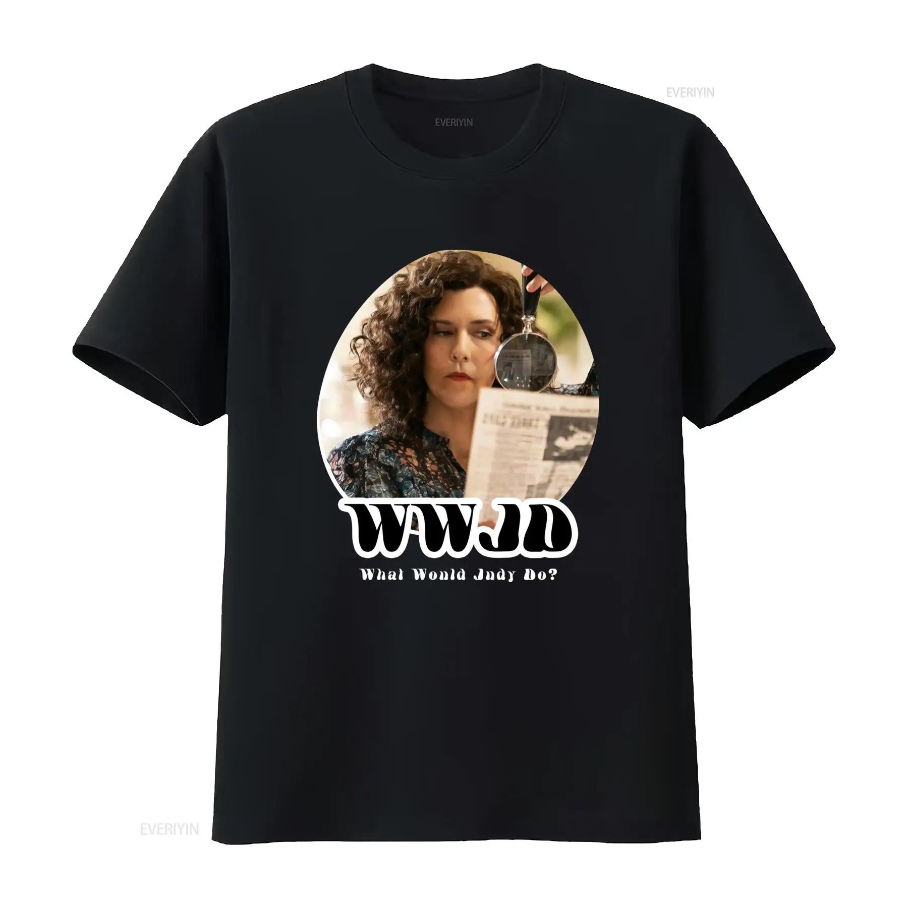 

Wwjd What Would Judy Do The Righteous Gemstones T Shirt Fashion vintage Washed streetwear Breathable fashion homme Soft - Me... S