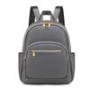 Mini PU Back Large Perfect for Cute Gray [JIANLINST] Women's Backpack, Leather, Small, Popular, Stylish, Zipper, Capacity, Waterproof, Lightweight,