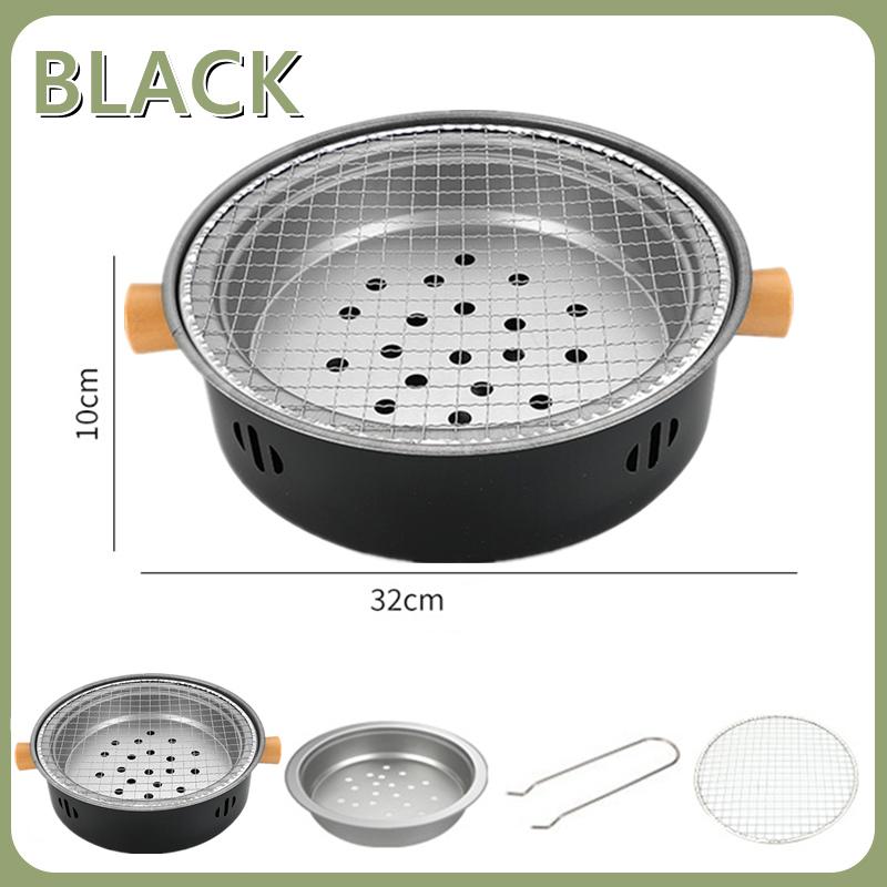 Mini Charcoal Barbecue Grill for Home Outdoor Camping Beach Picnic BBQ Grill Barbecue Stove, Multifunctional Charcoal BBQ Stove