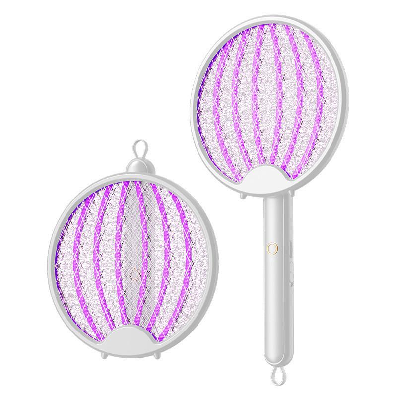 Rechargeable Folding Mosquito Swatter Fully Automatic Intelligent Fly Swatter Household USB Mosquito Repellent New