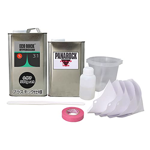 

Ecorock Hyper Clear S Plastic 500g set/Paint Rock Paint Clear
