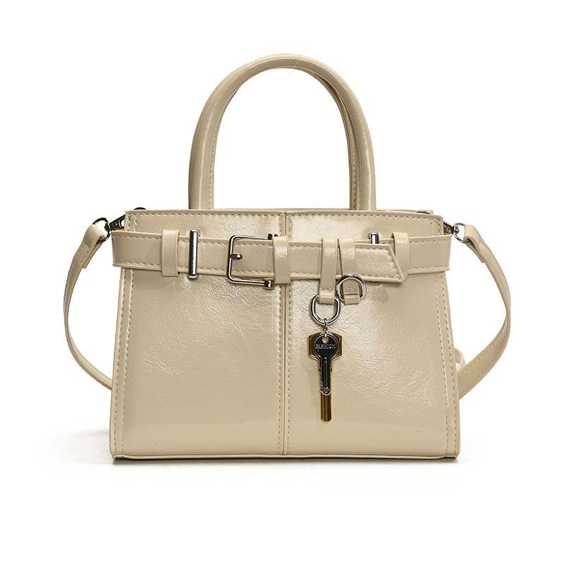 High-end small bag women's new retro versatile messenger bag fashionable portable work small bag messenger bag