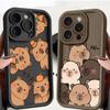 Cartoon Cute Capybara Case for iPhone 12 Mini 14 XS XR 13 Pro MAX 15 Plus 11 16 Plus 14 Pro 11 16e Soft TPU