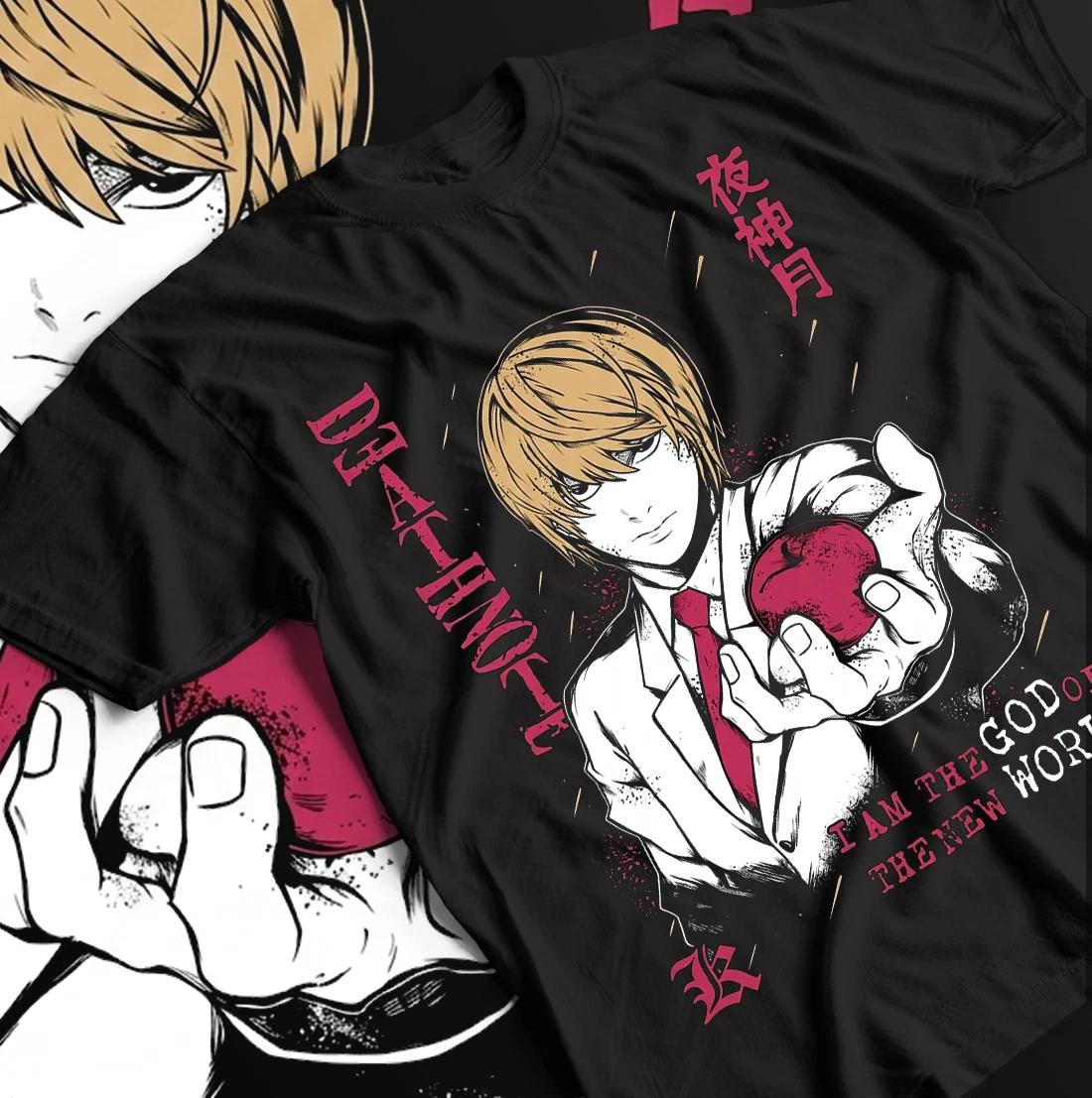 Kira Ryuk Death Note TShirt, Horror Anime Gift, Dark Manga Aesthetic Graphic Tee 2XL