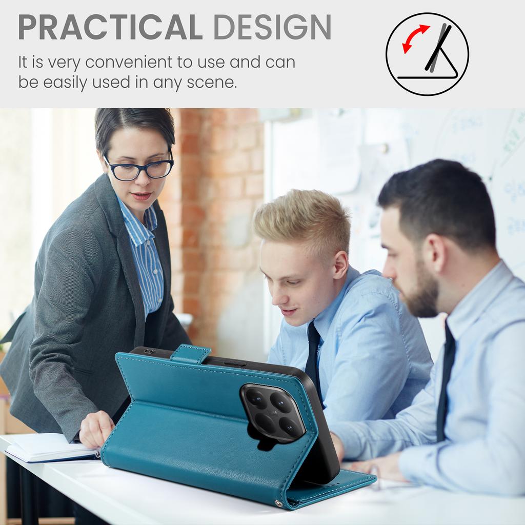 For Xiaomi 15T Pro Stand Case PU Leather Wallet Phone Cover