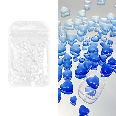90Pcs Uv Light Color Change Flatback Nail Jewelry Heart Peach Bow Camellia Nail Ornaments Nail Art Decoration
