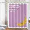Cartoon Fun Series washable Dirt-Resistant Shower Curtain Shower Head waterproof Polyester Bath Curtain For Home Decor