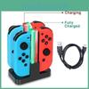 Colorful Switch Charging Dock For Joycon Controllers With Four Ports And Stylish Design