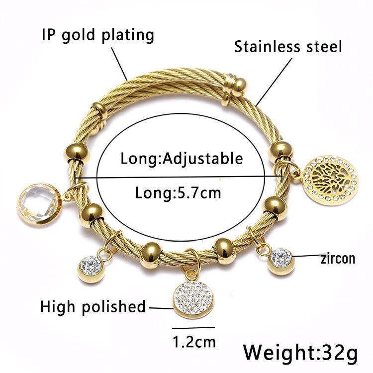 Edelstahl Elastisches Böses Auge Fatima Armband mit Türkischen Islamischen Motiven