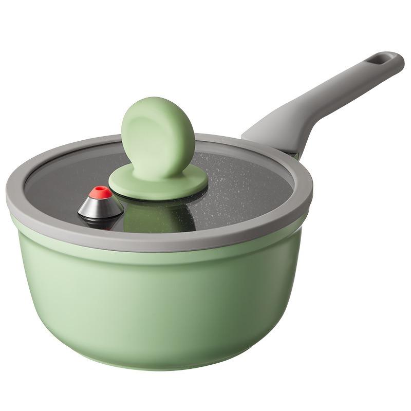 COOKER KING Milk Pot Non-Stick Pan Micro Pressure Medical Stone Coating Baby Food Pot Hot Milk Instant Noodles Pan Mini Pot