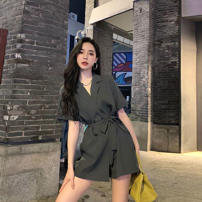 2026 Women's Elegant Wide-Leg Summer Jumpsuit with Shorts