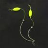 Carp Fishing Hooks Set with Buoyancy Ball, Reverse Bottom Double Hook, Finished Sub-Line for Crucian Carp & Wild Fishing