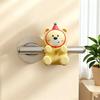 Cartoon Bear Door Bumper Adhesive Free Door Handle Stopper Wall Protector Soft Shock Absorbing Door Stops Anti-collision Pad Decorative Cushion