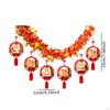 Chinese Year Banner Hanging Garland Decorative Sturdy Decoration Spring