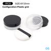 1Pcs Portable Plastic Powder Box Empty Loose Powder Container With Sieve Mirror Cosmetic Sifter Jar Travel Makeup Accessories