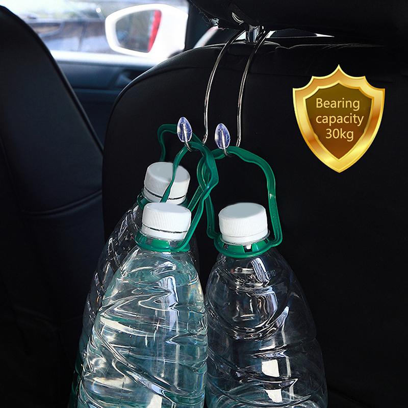 2Pcs Car Seat Hook Auto Hidden Back Seat Headrest Hanger For Handbag Shopping Bag Coat Storage Hanger Car Hook Organizer
