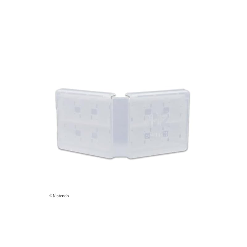 [Nintendo Licensed Product] Nintendo Switch 2 Card Case with 24 Card Pockets, White