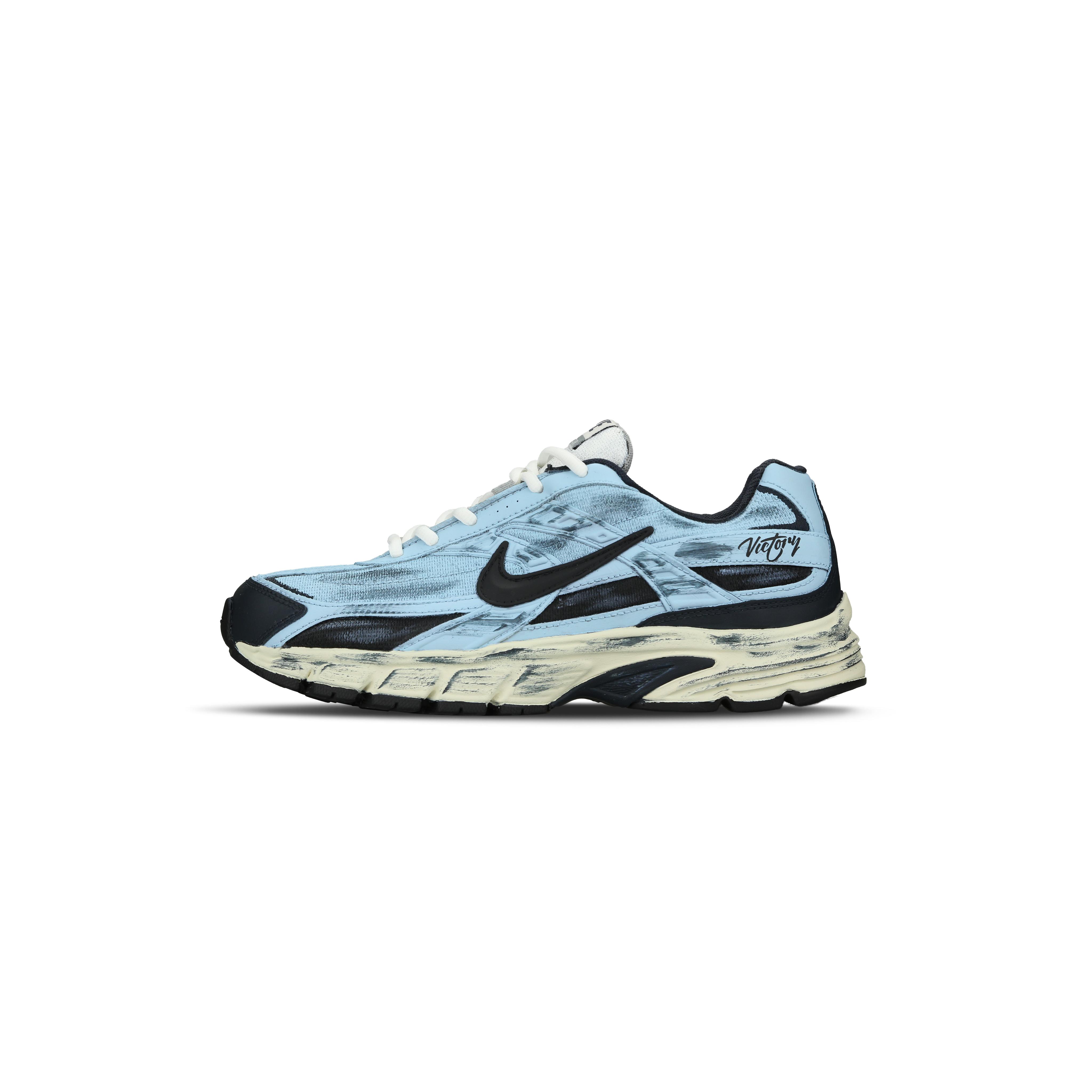 

Nike Initiator Slip Resistant Abrasion Resistant Low top Casual Running Shoes Unisex Beige Blue 394055-101(Team2306) 44