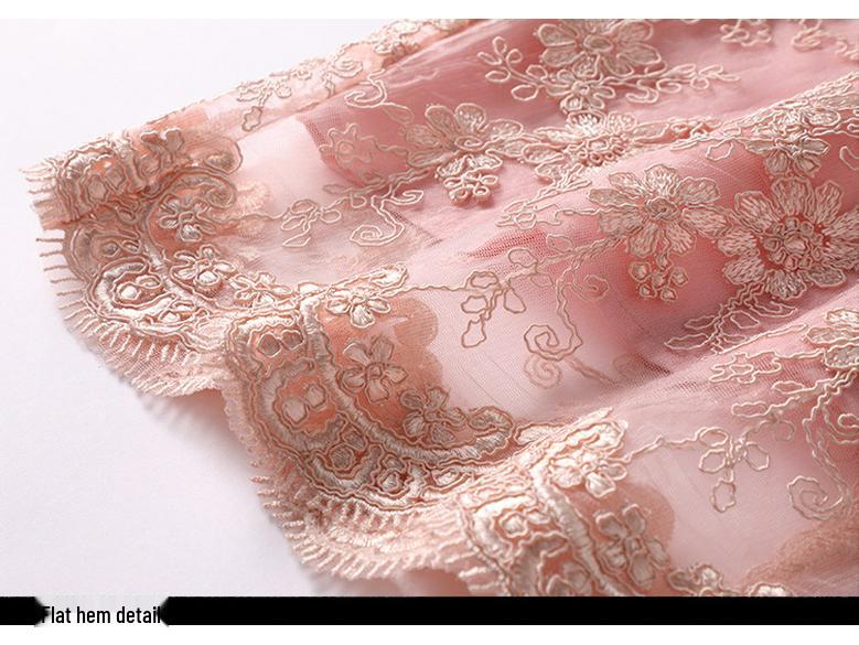 Vielseitiges Jugendliches Feen-Stickspitzenkleid - Übergröße, Neu Herbst/Frühling