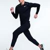 Nike Dri-Fit Long Sleeve Running Quick-Dry Fitness Shirt Men Tops Black AJ7569-010