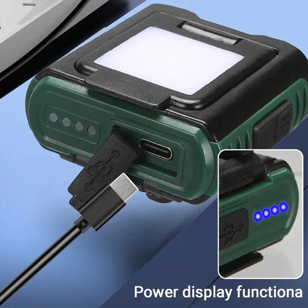 Wave Sensing Headlamp 10w Flashlight Running Mini Rechargeable Fishing Clip On Outdoor Adjustable Work Waterproof Led Hiking Hat