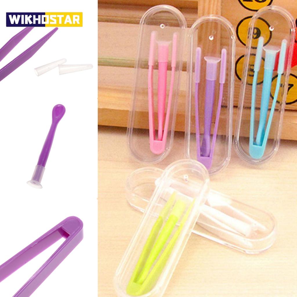 Lens Inserter Remover Special Multicolor Tweezers Clamps Tool Multicolor Lens Suction Stick For Eye Care Contact Lens Wearers