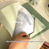 5Pcs/Set Gradient Color File Folder Portable Folder Document Test Paper Storage Organization Bag Study Office Supplies