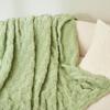 Class A Milk Fleece Blanket Office Nap Blanket Small Blanket Sofa Throw Flannel Waffle Weave Lightweight Air-Conditioning Blanket