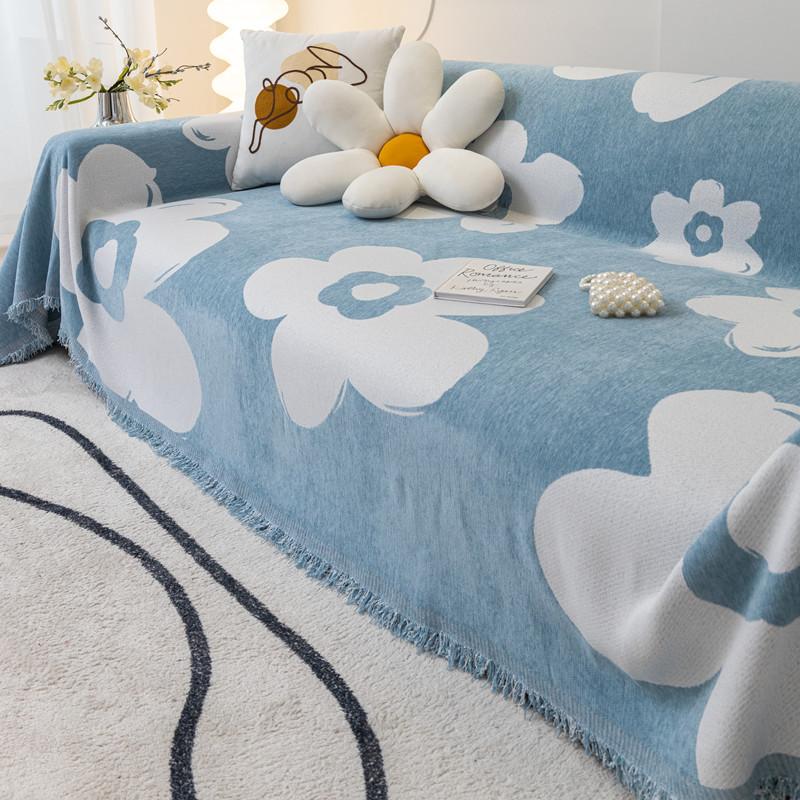 Sofa Cover Anti-cat Scratch Sofa Cover Cloth Ins Wind Cover Cloth Full Cover Cloth Nordic Jacquard Sofa Towel Full Cover Cover