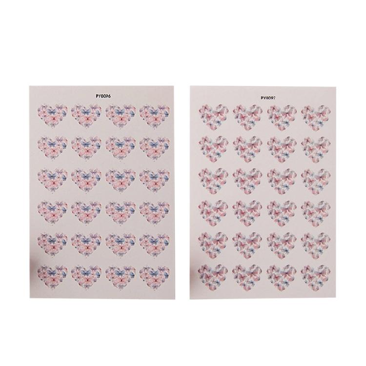 Heart Butterfly Clay Transfer Paper for Jewelry Making